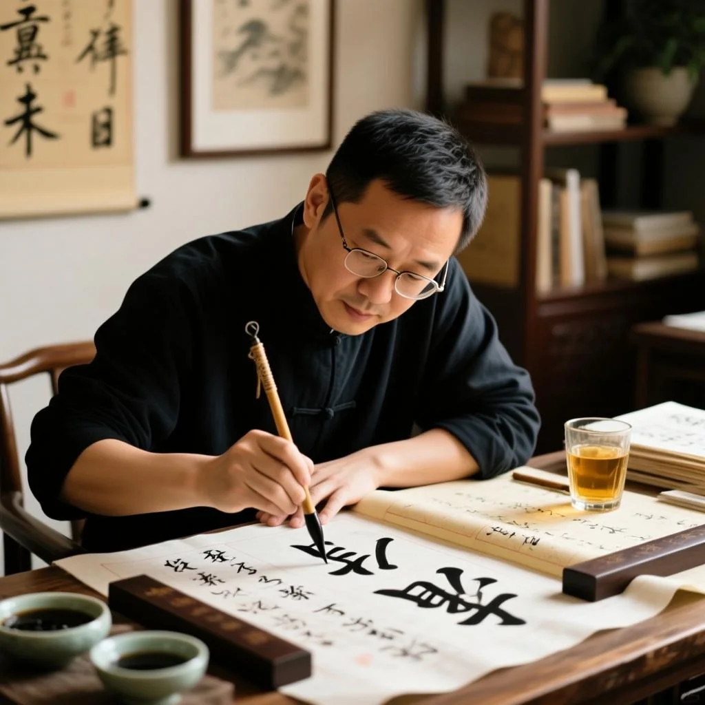 梁鹄学书成名家：没钱喝酒为何总能找到办法？一个书法爱好者的真实逆袭经验