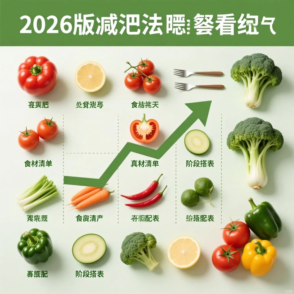 21天减肥法蔬菜吃什么？2026版真实食材清单与阶段搭配表