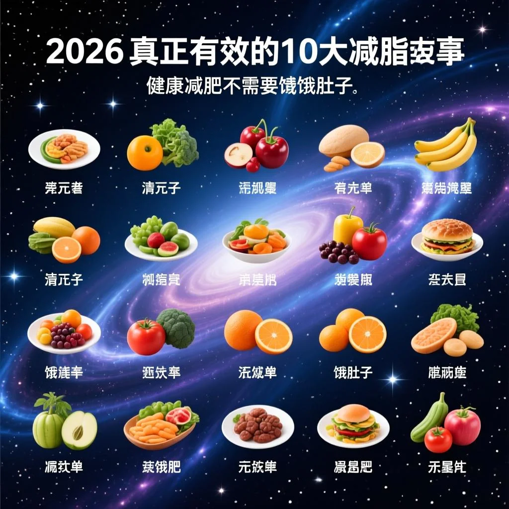 2026年真正有效的10大减脂食物清单：健康减肥不需要饿肚子