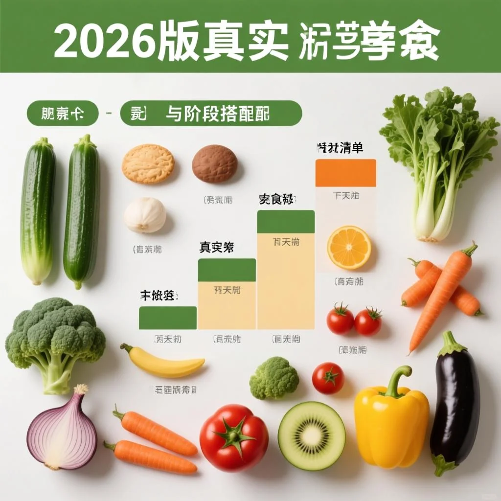 21天减肥法蔬菜吃什么？2026版真实食材清单与阶段搭配表