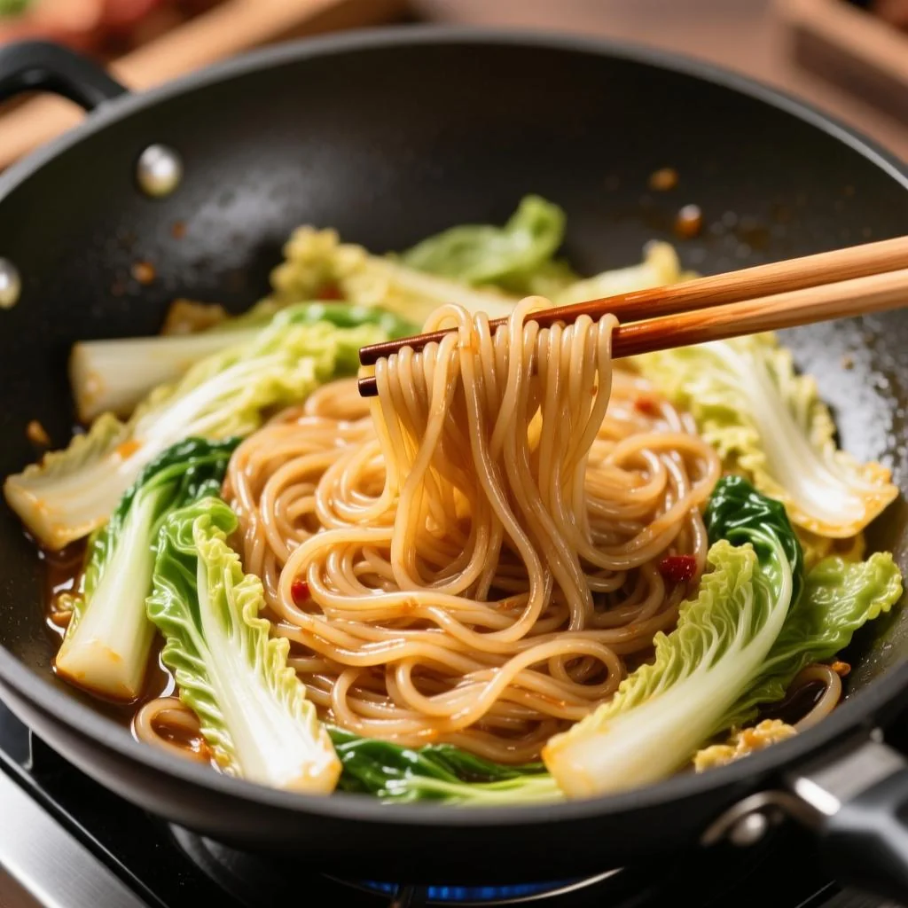 东北白菜炒粉条的正确做法，粉条不粘锅入味匀的5个判断标准