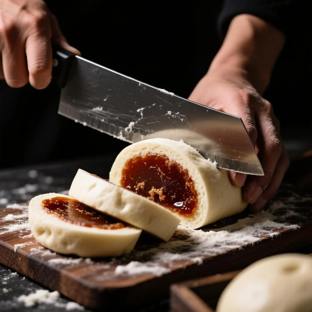 手工刀切红糖馒头做法全攻略：从发面失败到成功的关键判断