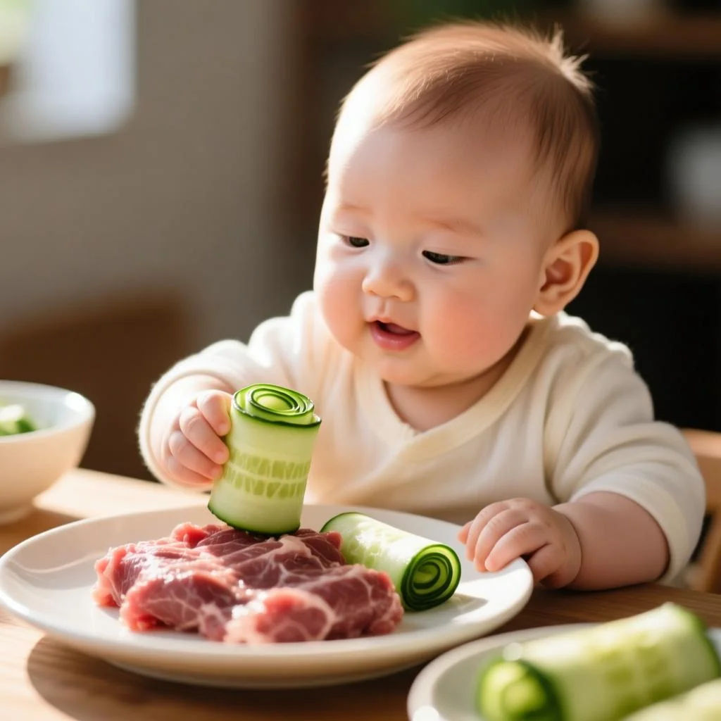 9个月以上宝宝牛肉怎么做才嫩：附黄瓜卷详细做法与失败原因分析