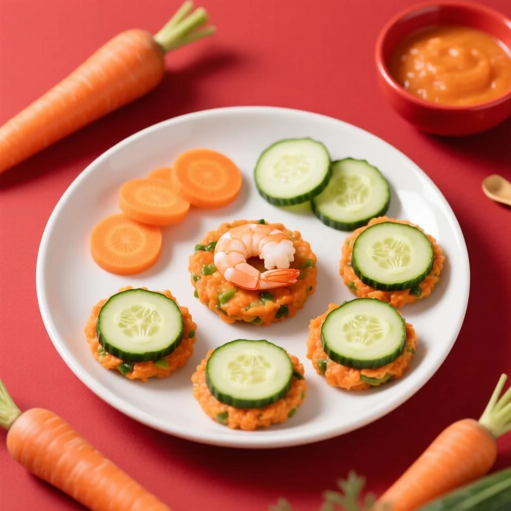 8个月以上宝宝辅食胡萝卜黄瓜虾饼怎么做：完整营养搭配与制作指南