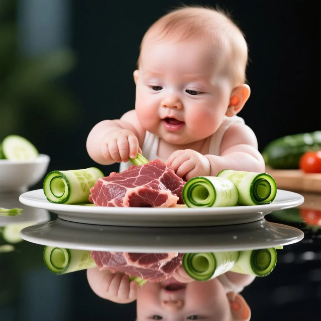 9个月以上宝宝牛肉怎么做才嫩：附黄瓜卷详细做法与失败原因分析
