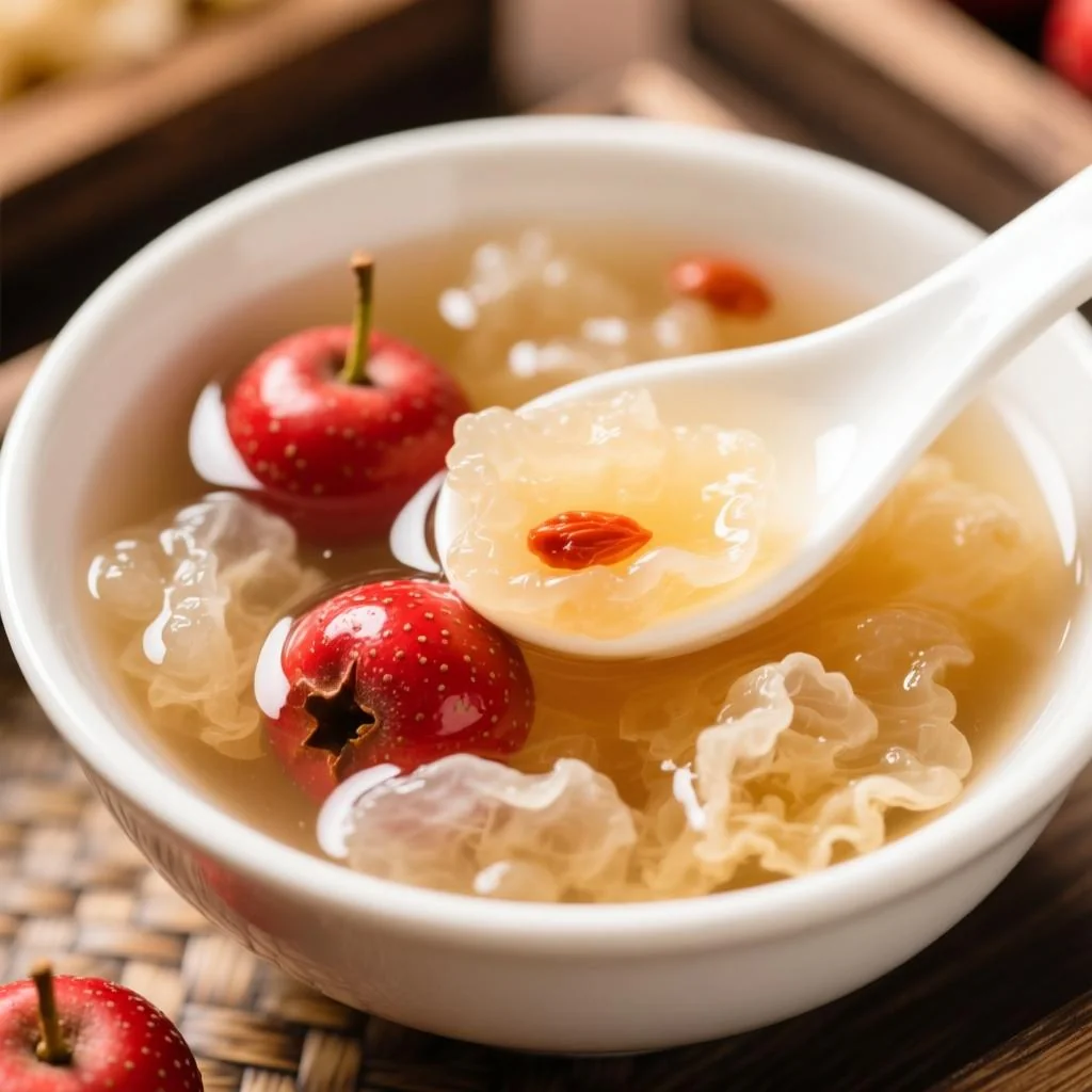 山楂银耳汤怎么做才酸甜好喝？按这5步不出错