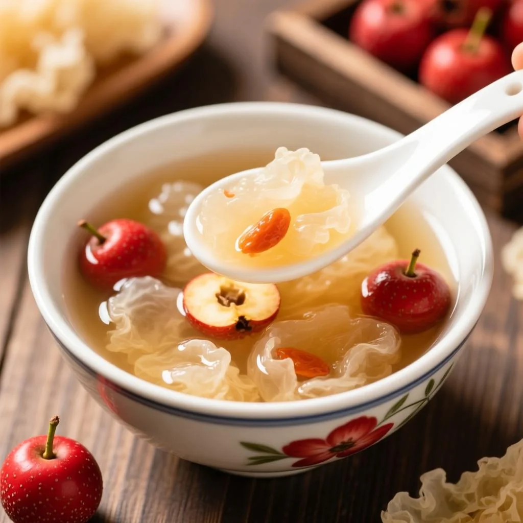 山楂银耳汤怎么做才酸甜好喝？按这5步不出错