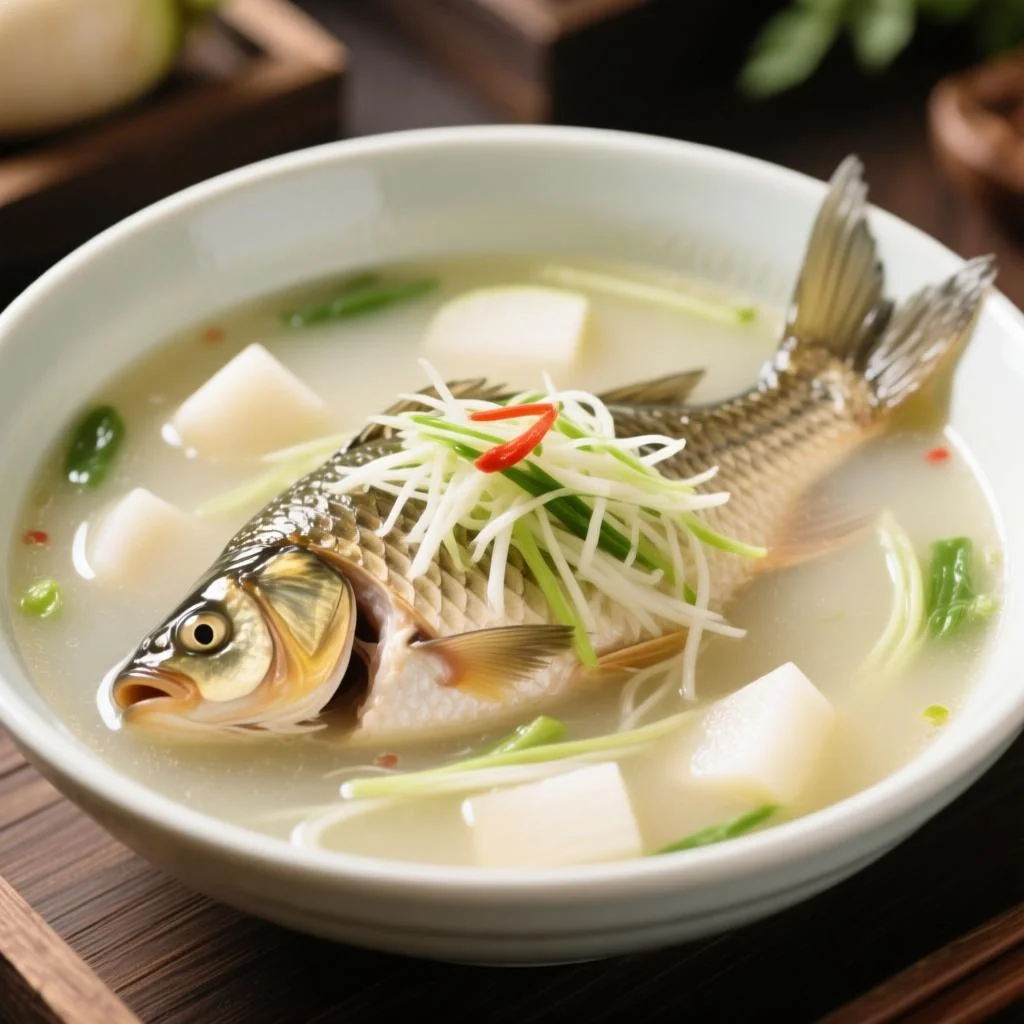 萝卜丝鲫鱼汤怎么做不腥汤白鲜甜？附6个关键判断点