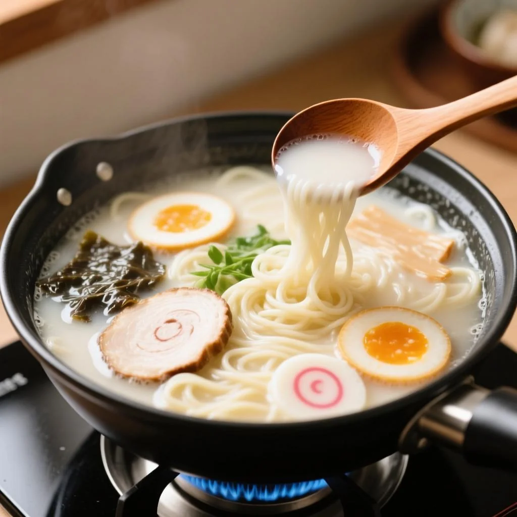 自制日式浓高汤失败原因与成功判断：如何在家熬出奶白色拉面汤底