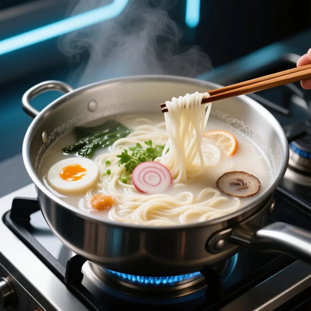 自制日式浓高汤失败原因与成功判断：如何在家熬出奶白色拉面汤底