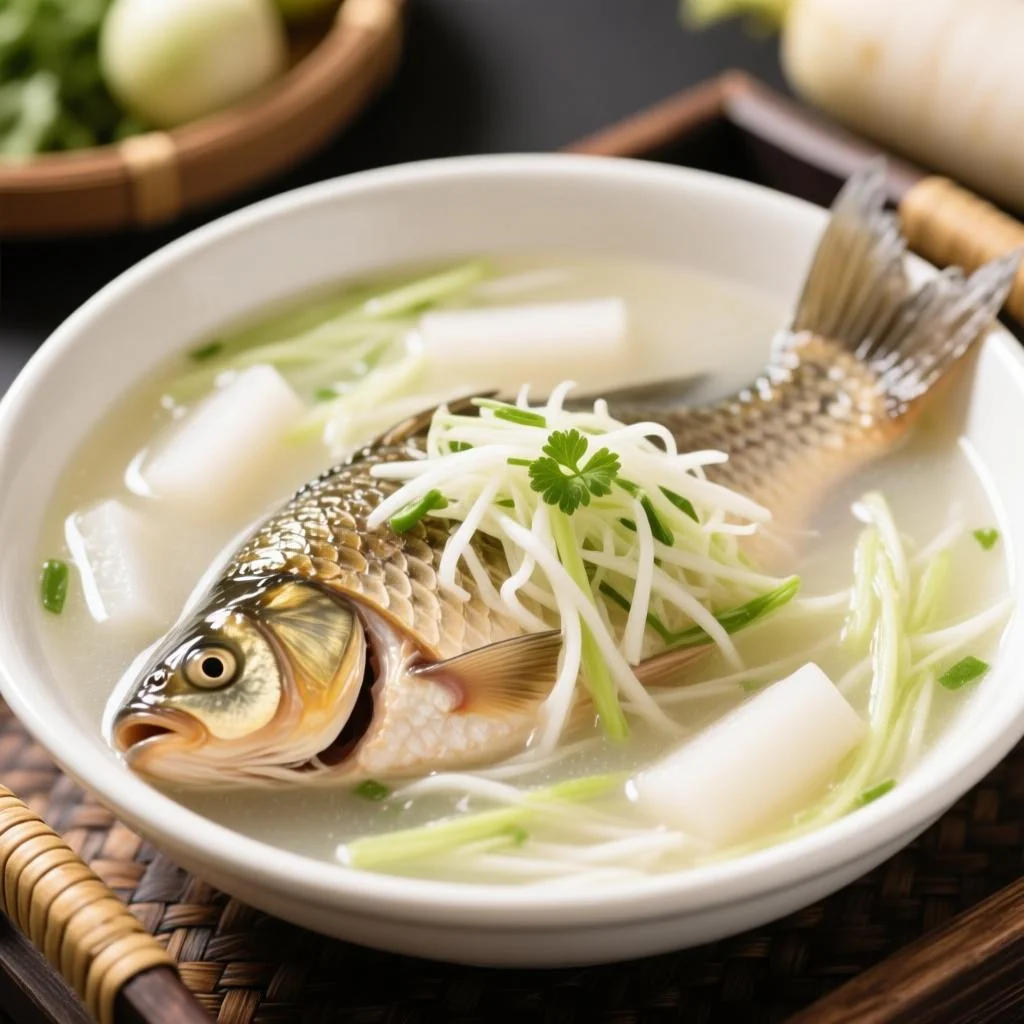 萝卜丝鲫鱼汤怎么做不腥汤白鲜甜？附6个关键判断点