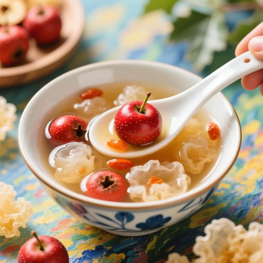 山楂银耳汤怎么做才酸甜好喝？按这5步不出错