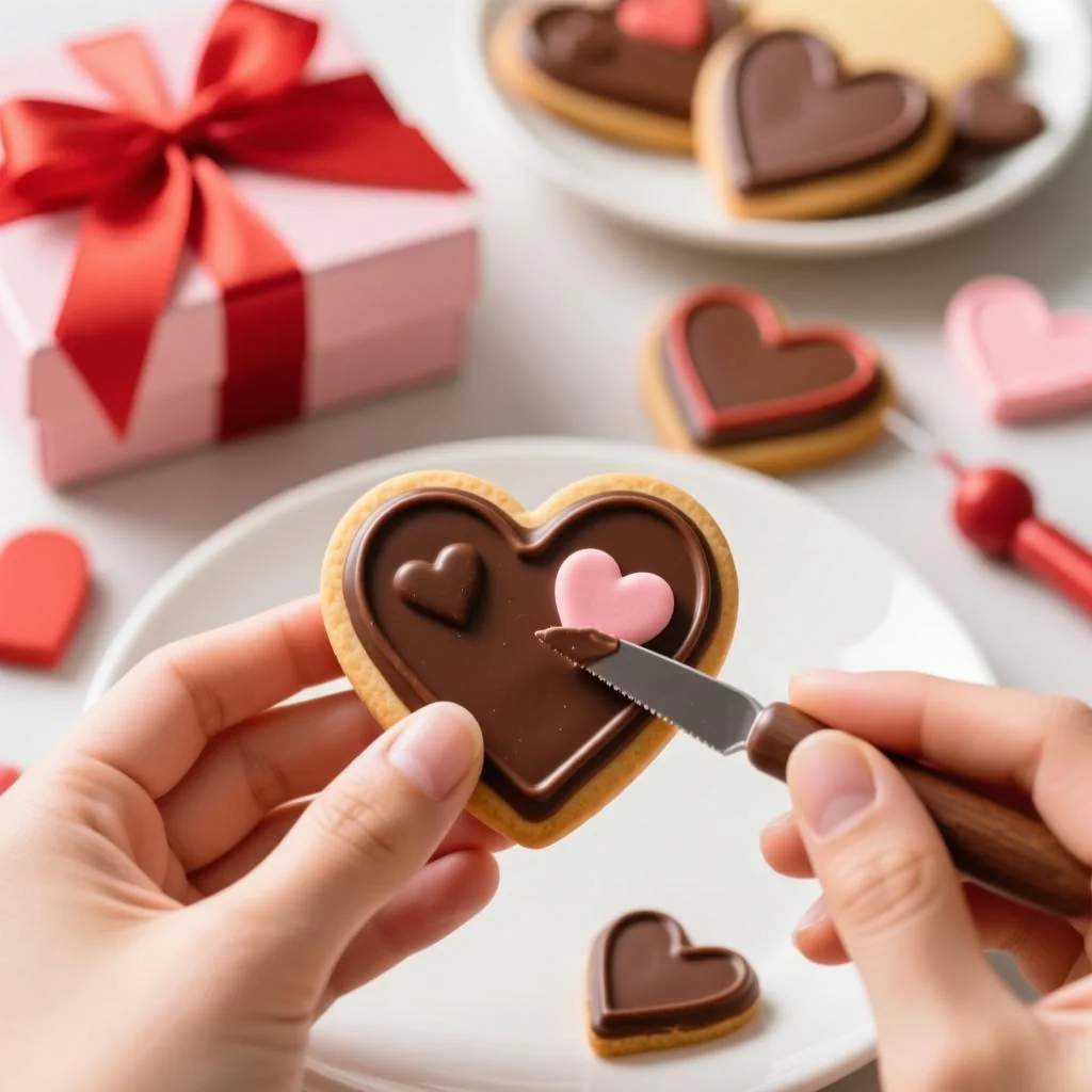 情人节送什么DIY礼物最用心？手把手教你做巧克力心形饼干，新手一次成功