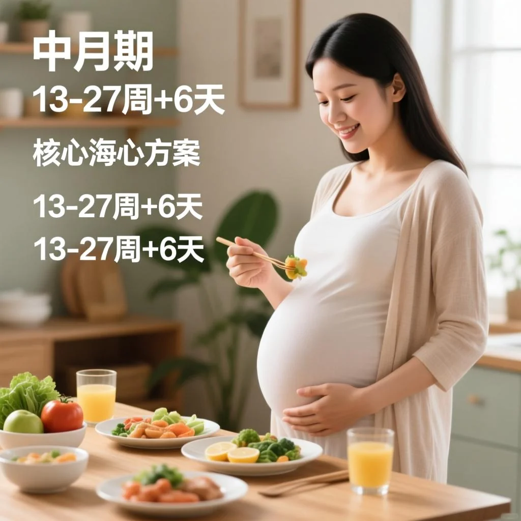 26周孕妇吃什么对胎儿好？孕中期饮食核心方案（13-27周+6天）