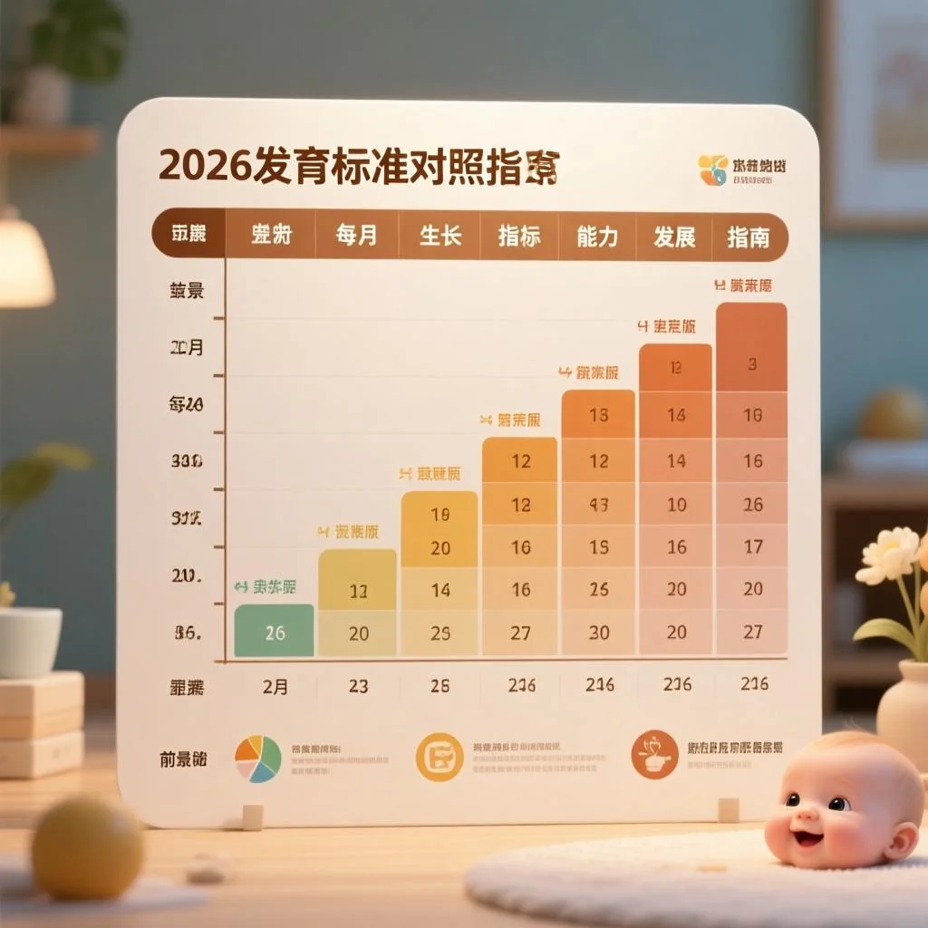 0到1岁婴儿发育标准对照表：2026年最新版每月生长指标与能力发展指南