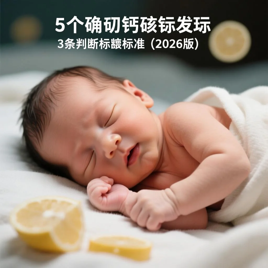 22天新生儿缺钙的5个确切表现与3条判断标准（2026版）