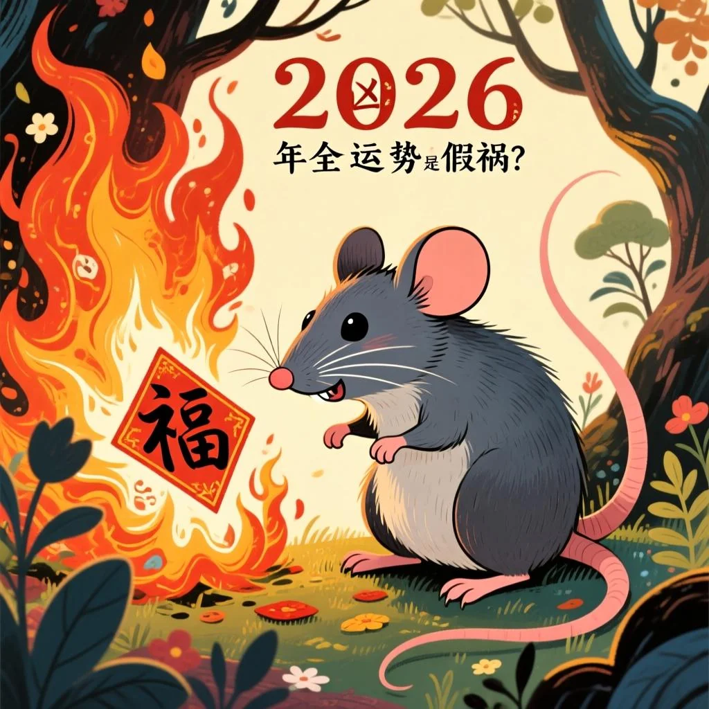 属鼠人2026年全年运势详解：冲太岁是真凶还是假祸？