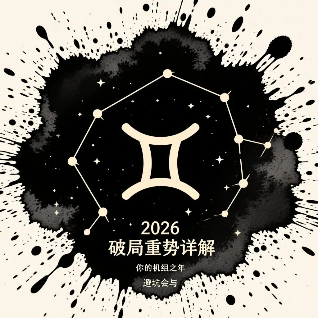 双子座2026年运势详解：破局重组之年，你的机会与避坑指南