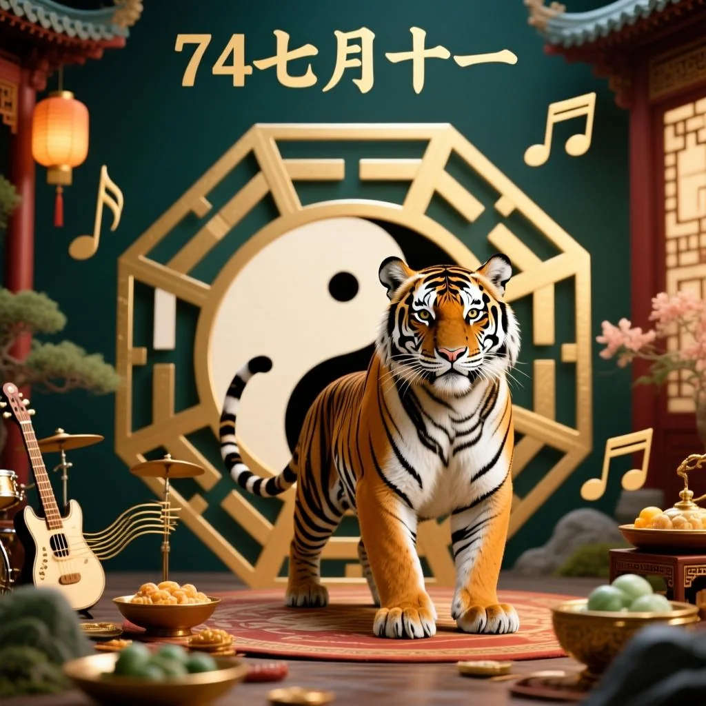 1974年阴历七月十一的虎五行属啥？完整解答年份与纳音命