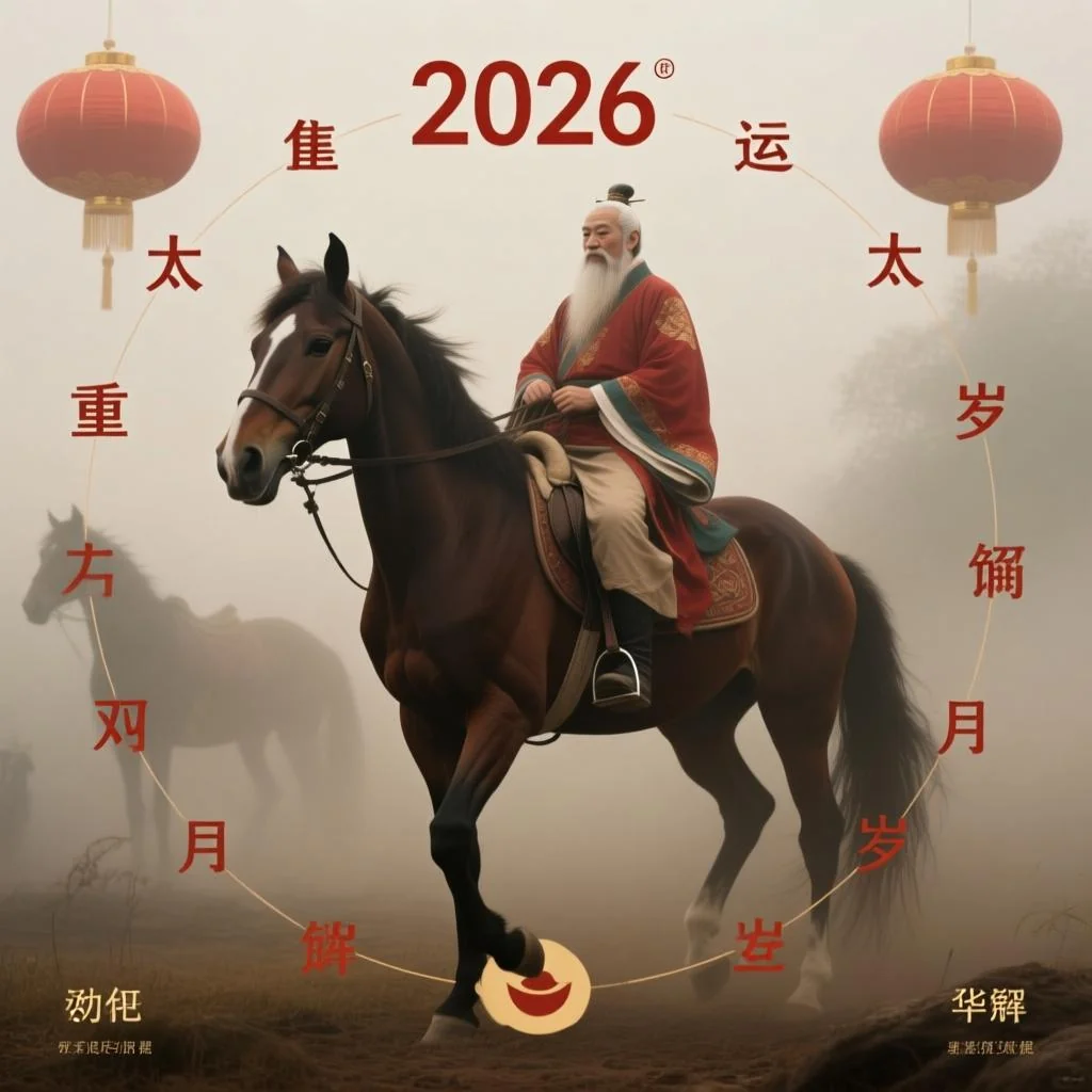 2026年属马人本命年运势及每月运程详解：双重太岁如何化解