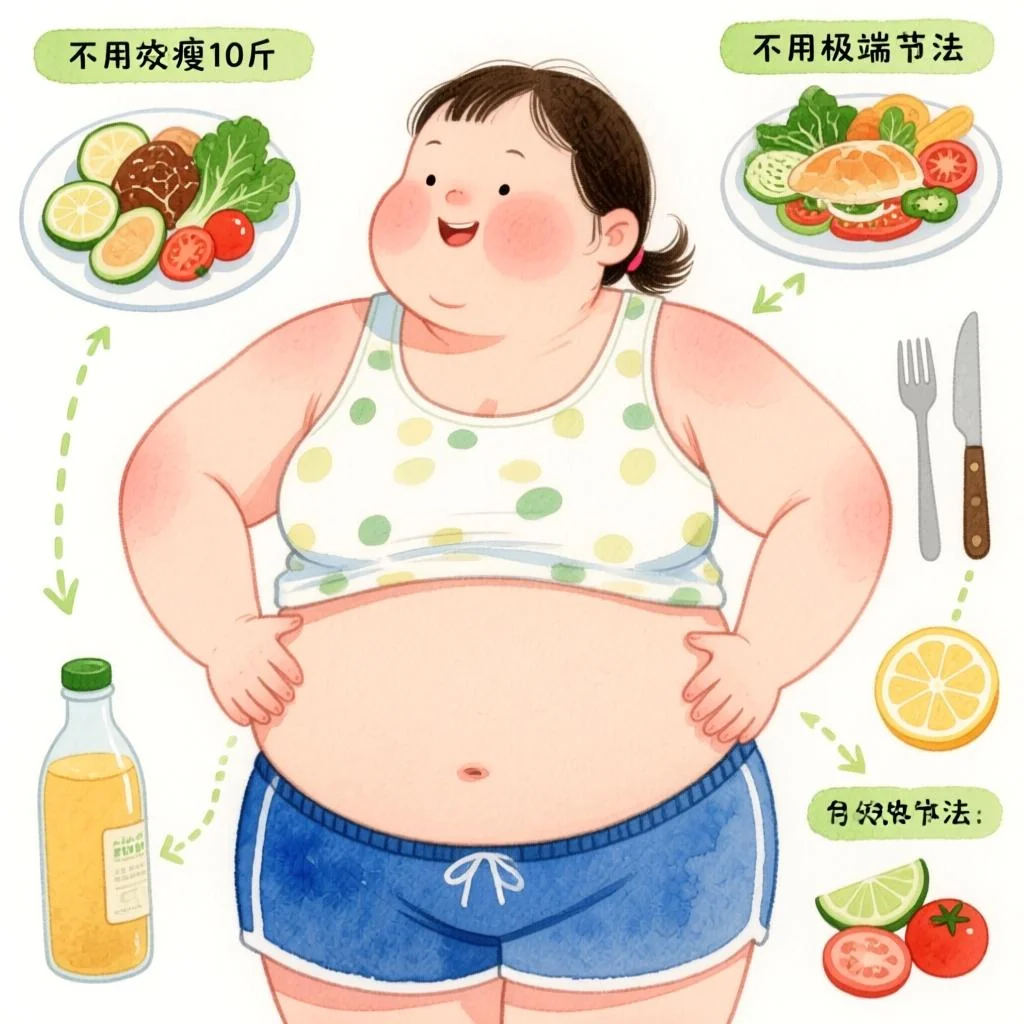 2个月瘦10斤的有效办法：不用极端节食的饮食执行方案