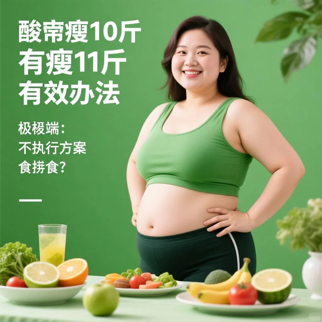 2个月瘦10斤的有效办法：不用极端节食的饮食执行方案