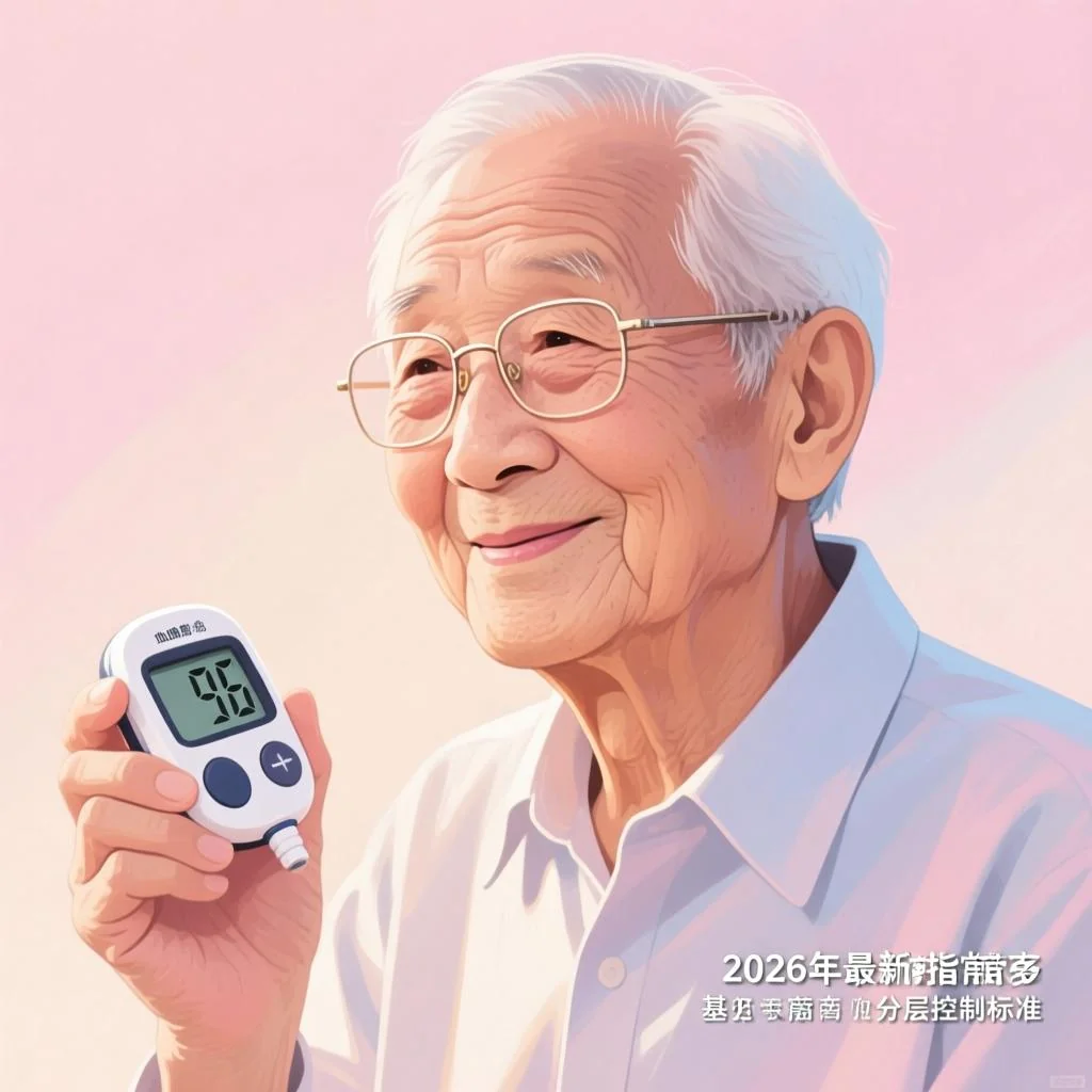 70多岁老人血糖多少为正常值：基于2026年最新指南的分层控制标准