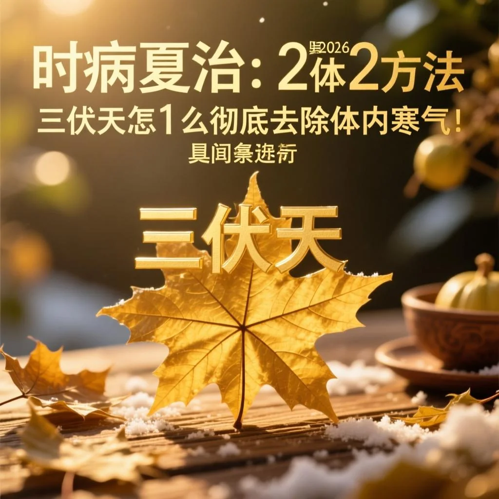 冬病夏治最佳时间2026具体方法：三伏天怎么彻底去除体内寒气