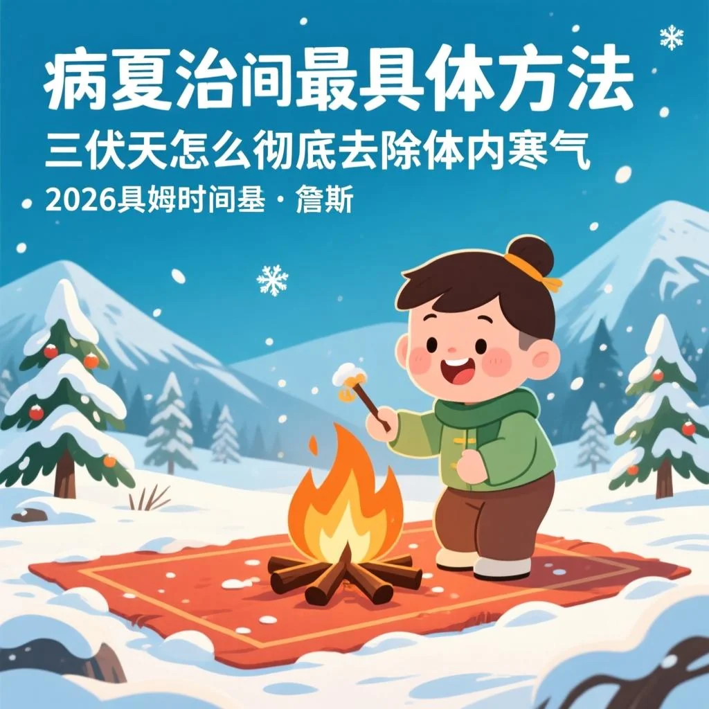 冬病夏治最佳时间2026具体方法：三伏天怎么彻底去除体内寒气