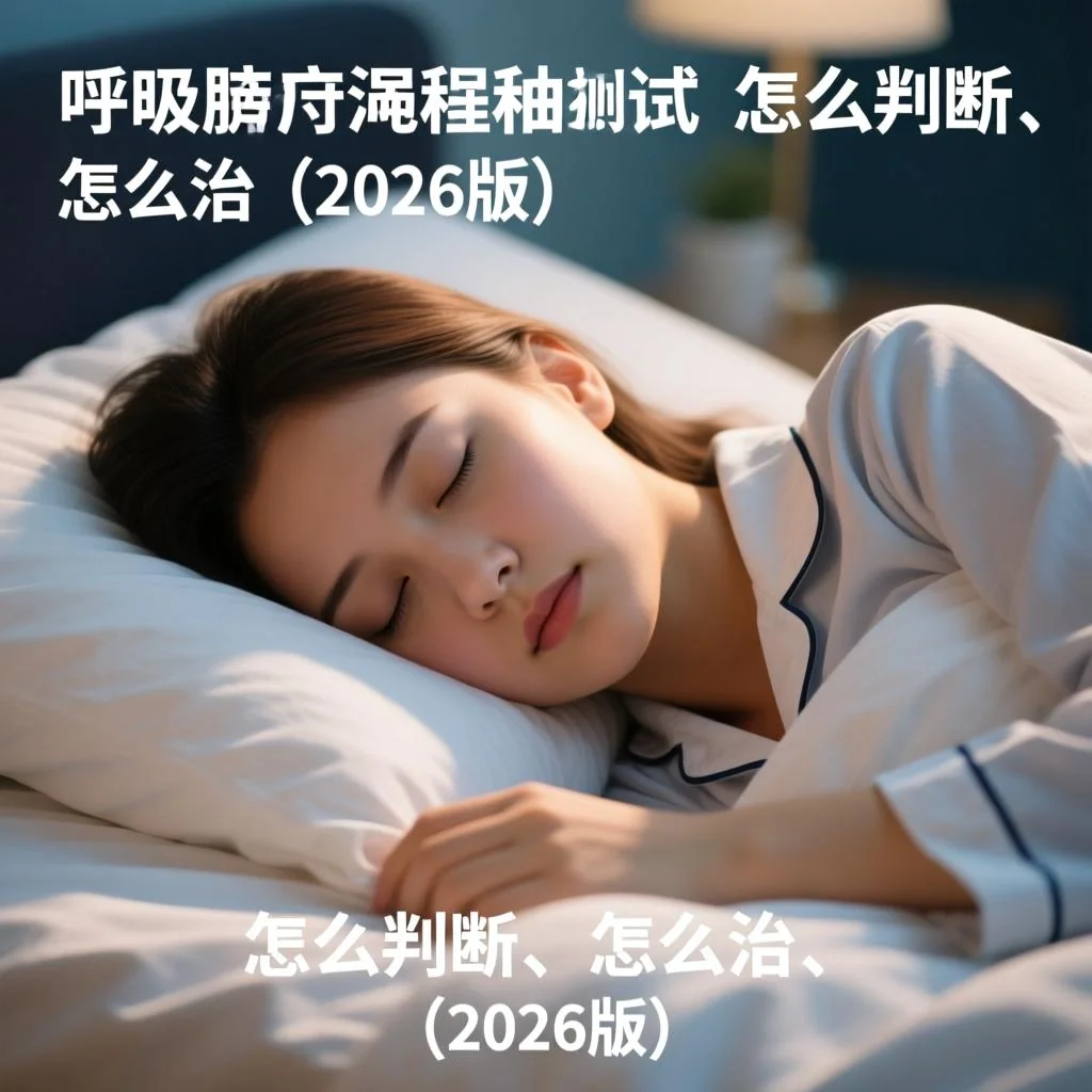 睡眠呼吸暂停综合征自测与解决指南：怎么判断、怎么治（2026版）