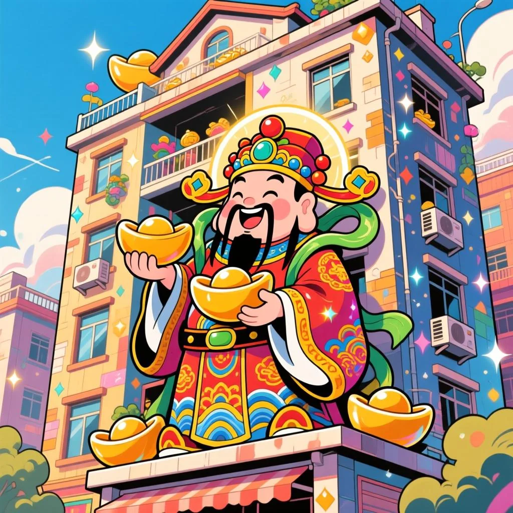 财神在楼房的摆放位置：2026年最新方位与3种精准摆法