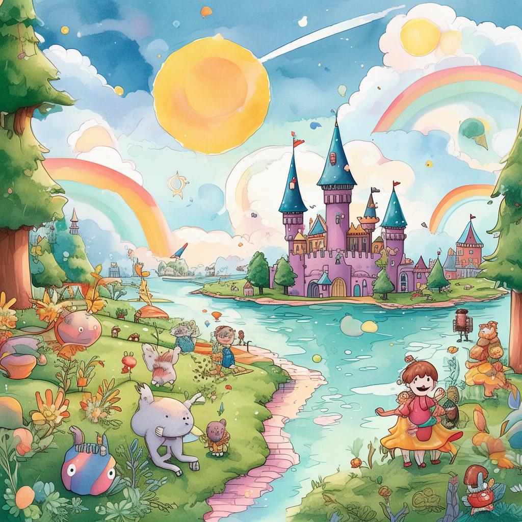 The Enchanted Mirror: A Child's Journey Through Dimensions