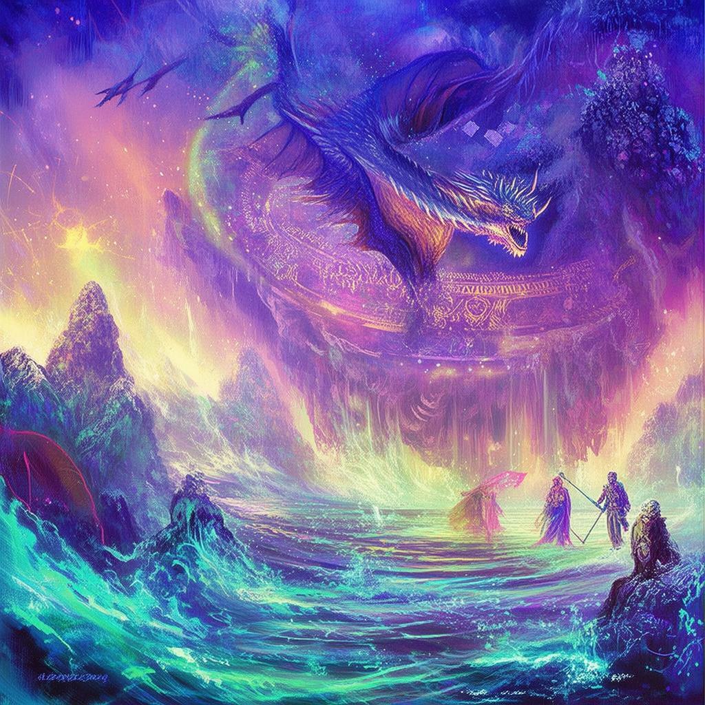 乐多港奇幻乐园的神秘之夜