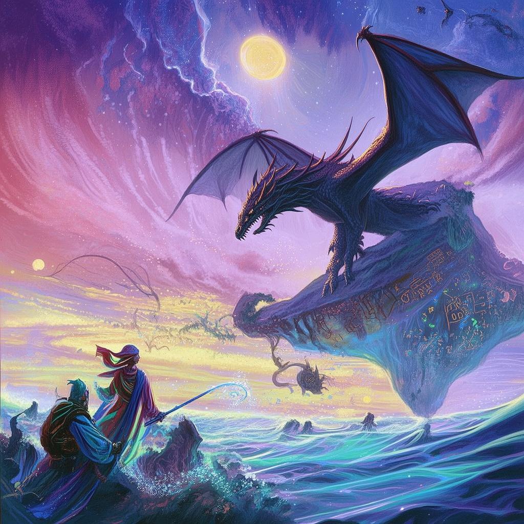 The Dragon's Quest: The Sanctum's Echoing Halls