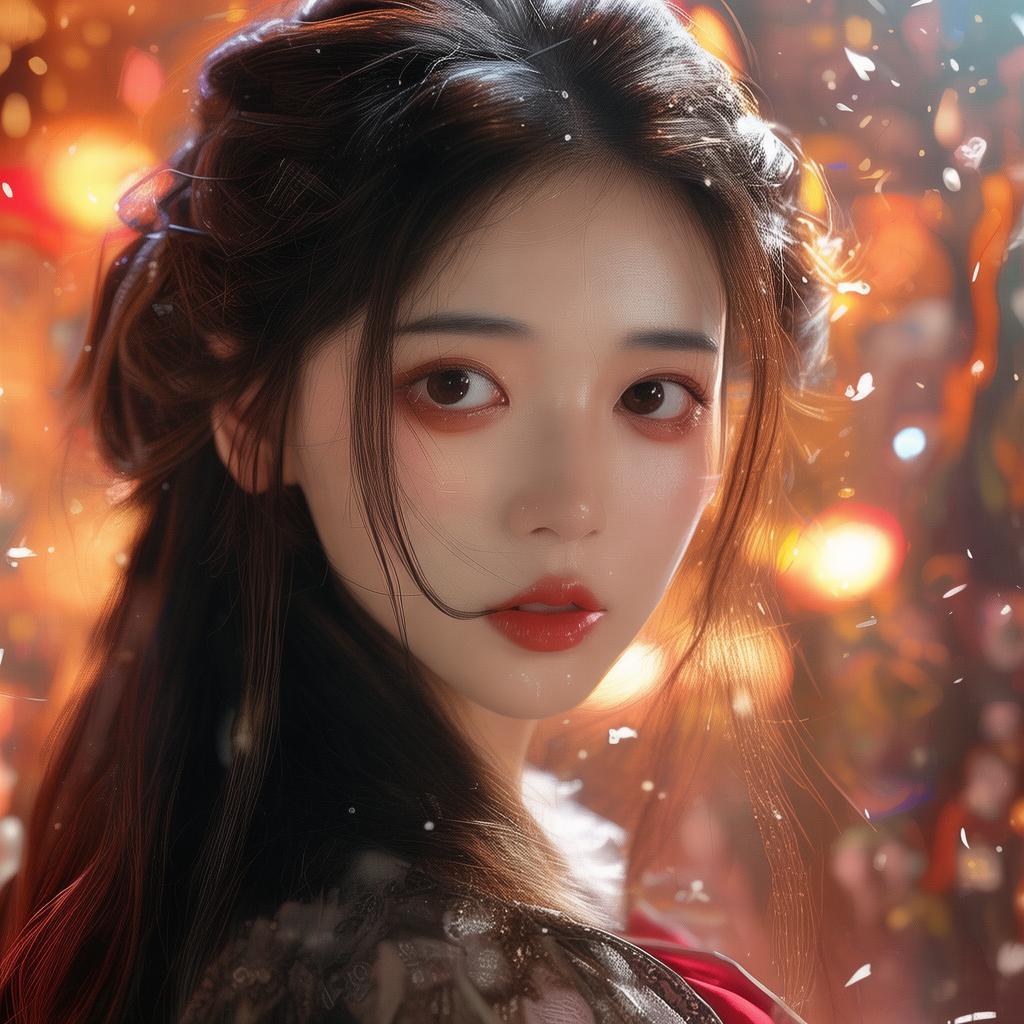 从妲己情侣头像看古代美女与现代审美：一场跨越千年的视觉碰撞