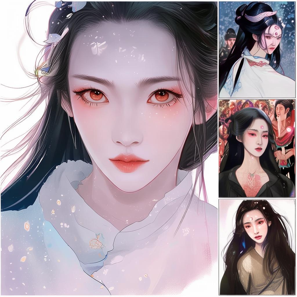 蓝色之谜：揭秘妲己照片背后的真实故事