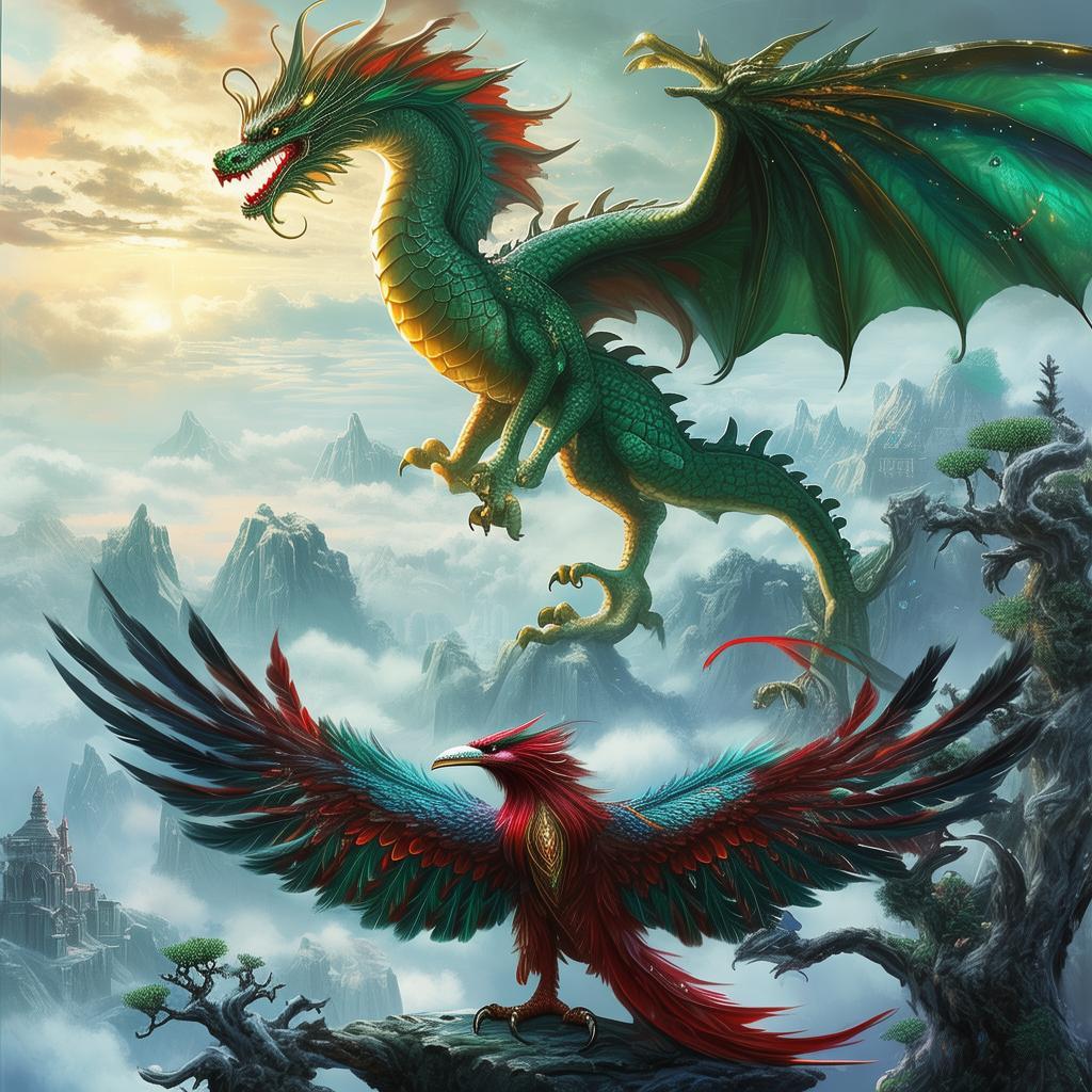 The Enigma of the Mountain's Veil: The Fox's Journey Through the Ancient Realms