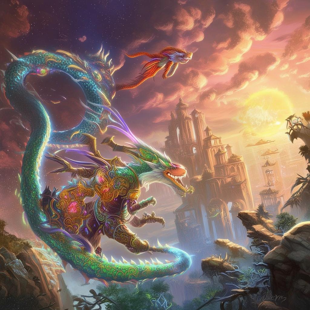 The Labyrinth of the Azure Dragon: A Quest for the Heart of the Mountain