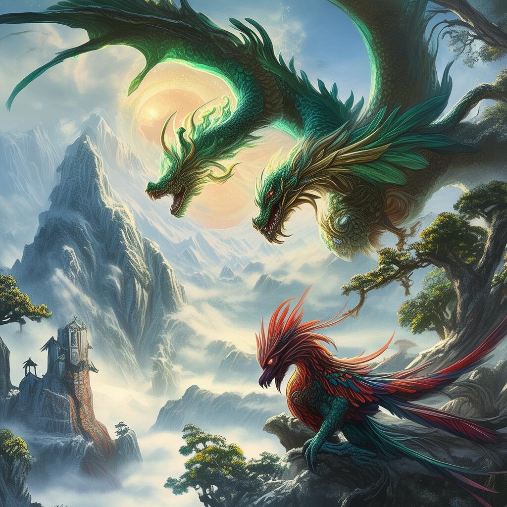 The Celestial Mirror's Echo: A Quest for the Forbidden Mountain