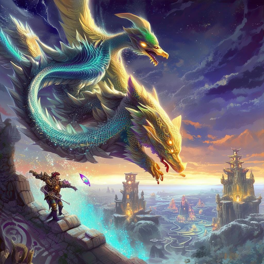 The Carded Dragon's Heart: The Forbidden Cavern of the Azure Dragon