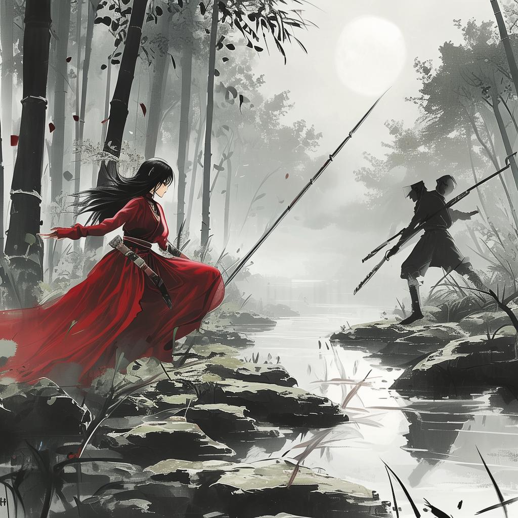 Time-Weaved Shadows: The Monk's Vengeful Echo
