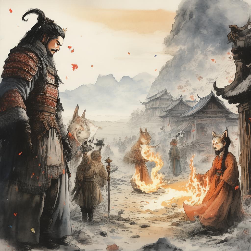The Fox's Ferocious Fete: A Tale of Mirthful Mayhem and Mysterious Moonshine