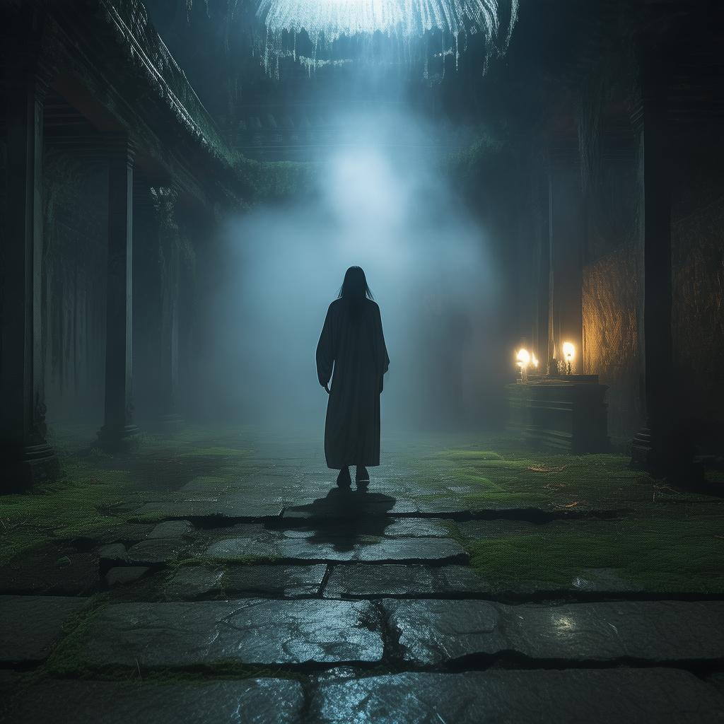 The Whispering Shadows of the Forbidden Library
