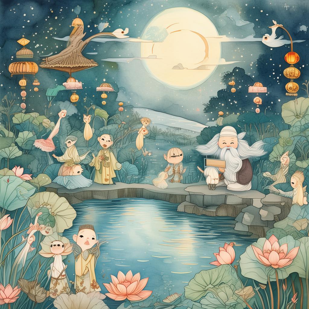 The Celestial Symphony: Xiao Qiao's Sleepy Night
