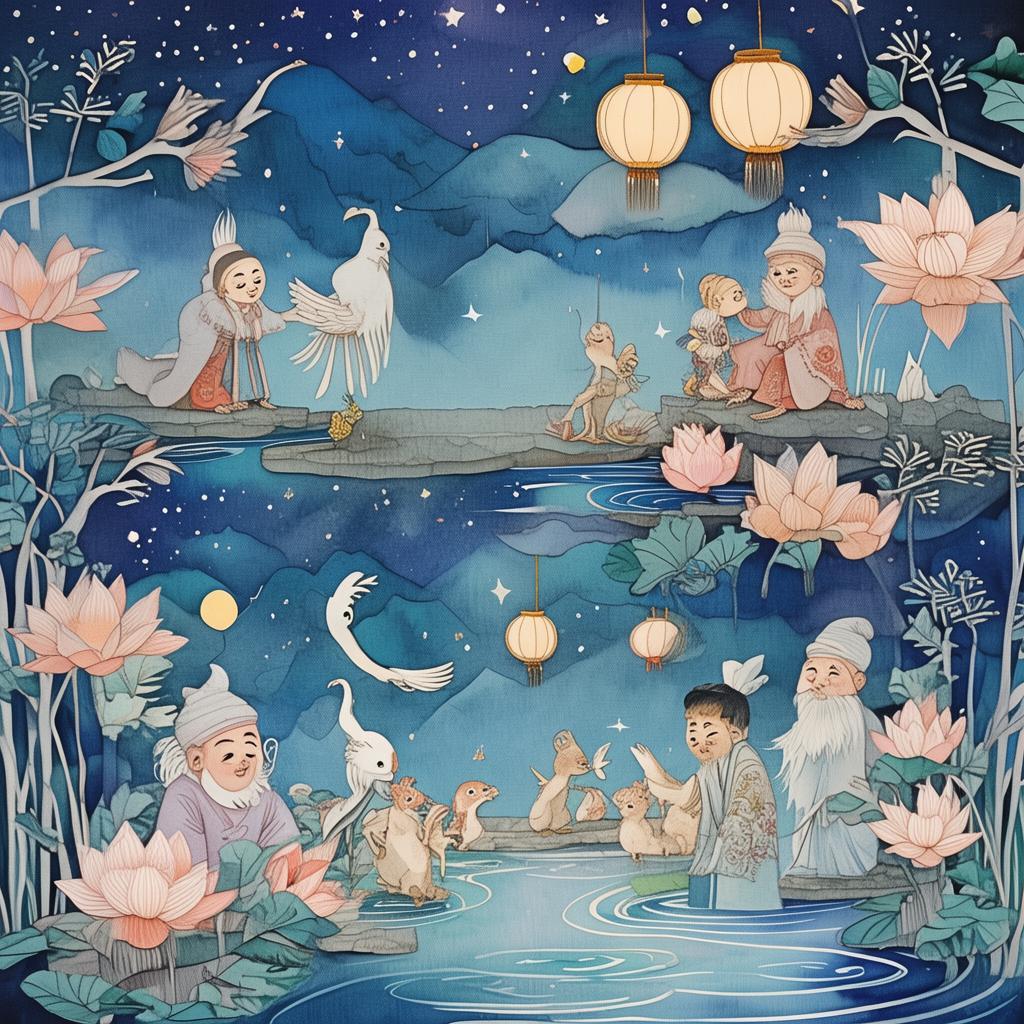 The Starlit Lighthouse: A Guiding Light in the Night's Embrace
