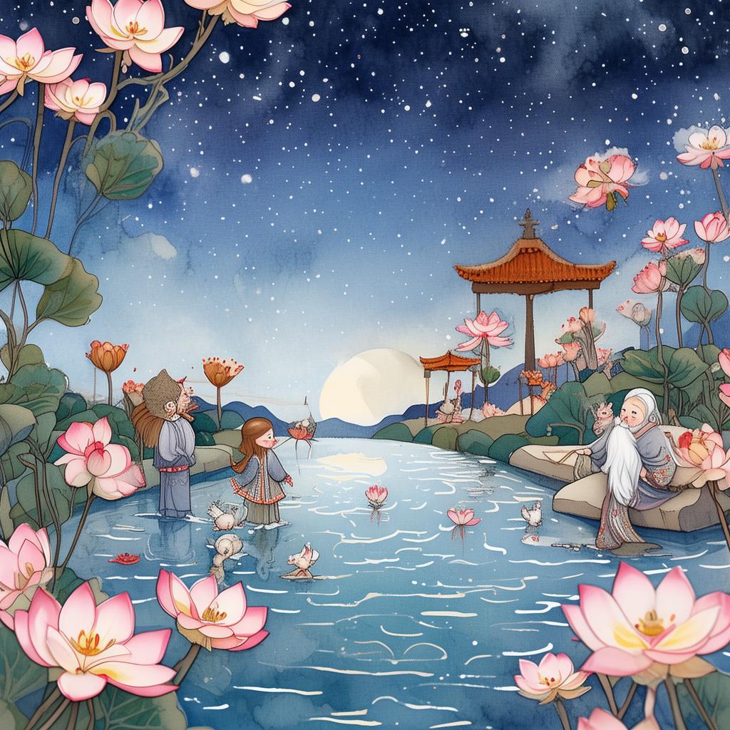 The Enchanted Labyrinth of the Moonlit Meadow