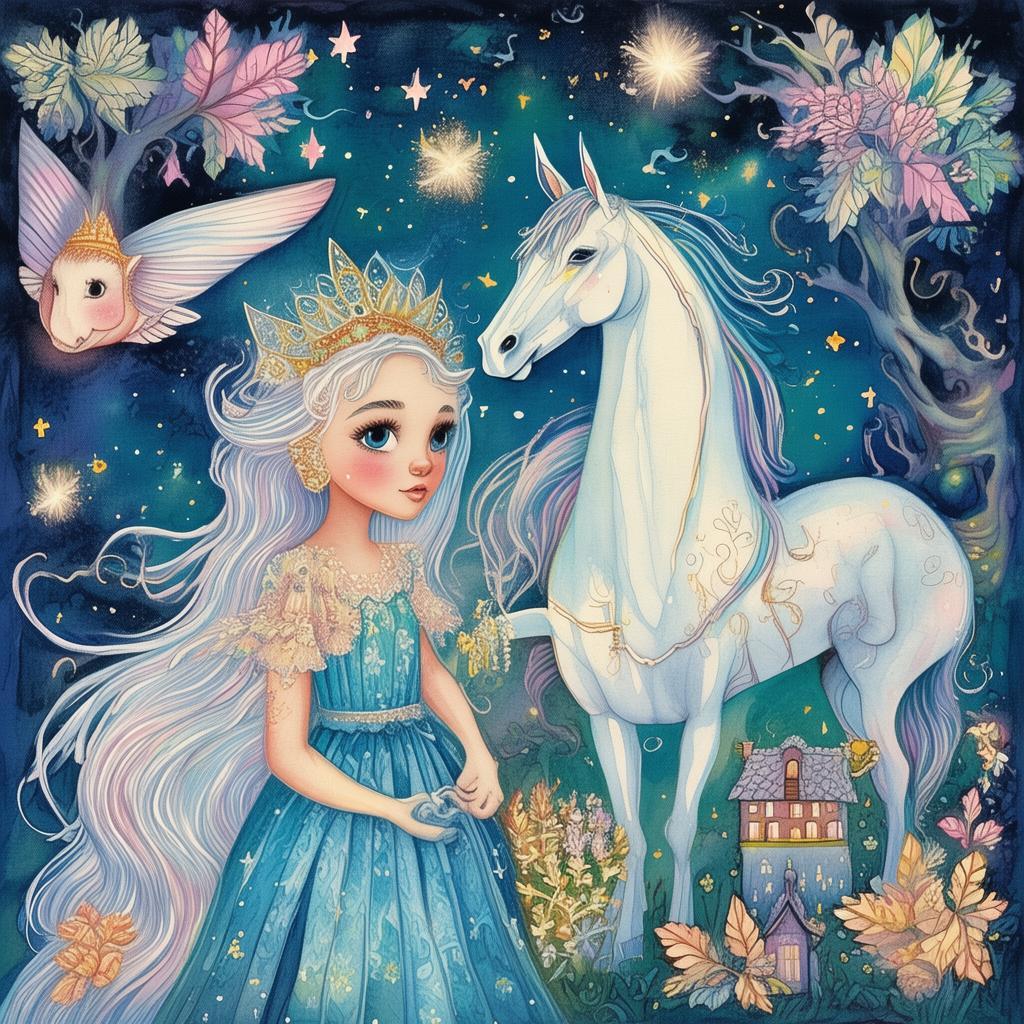 The Enchanted Forest's Enigma: A Lost Princess's Quest for the Crystal of Eternity