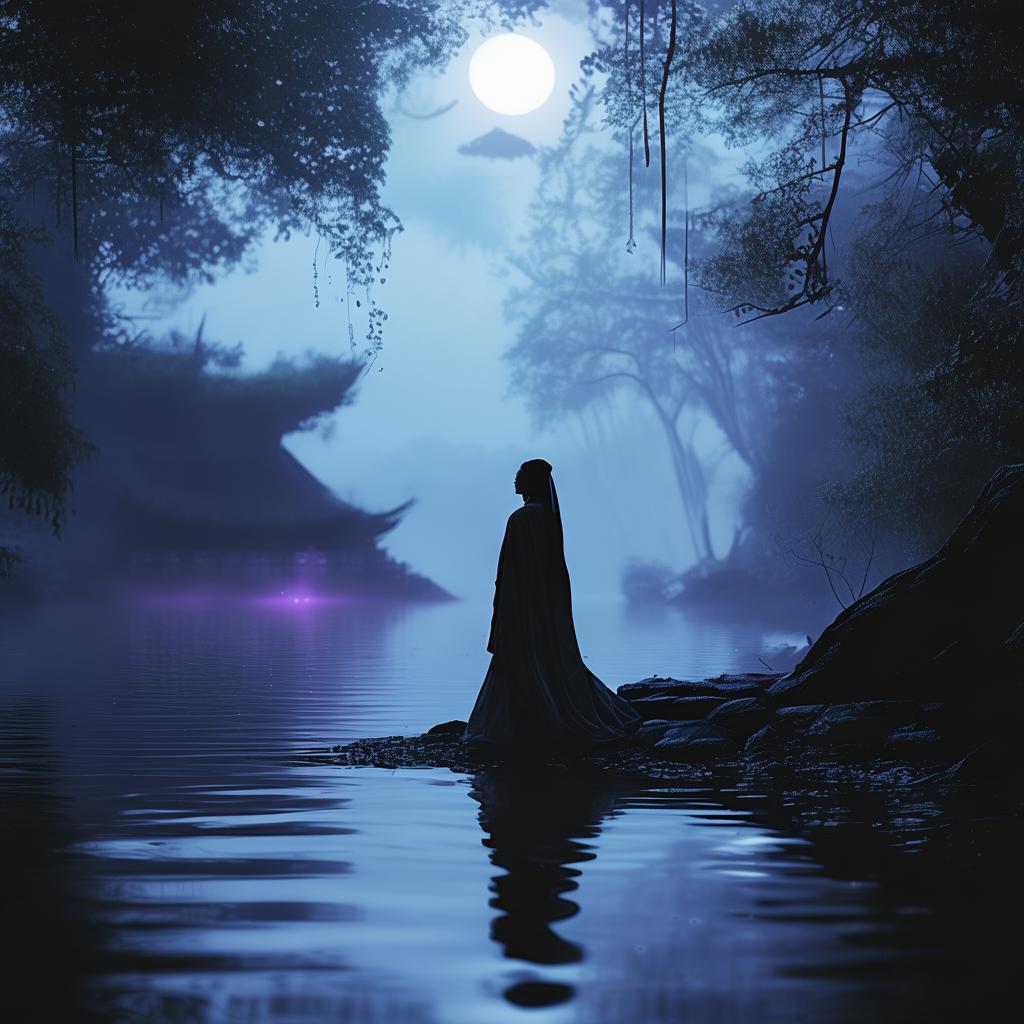 The Demon's Whisper in the Moonlit Night