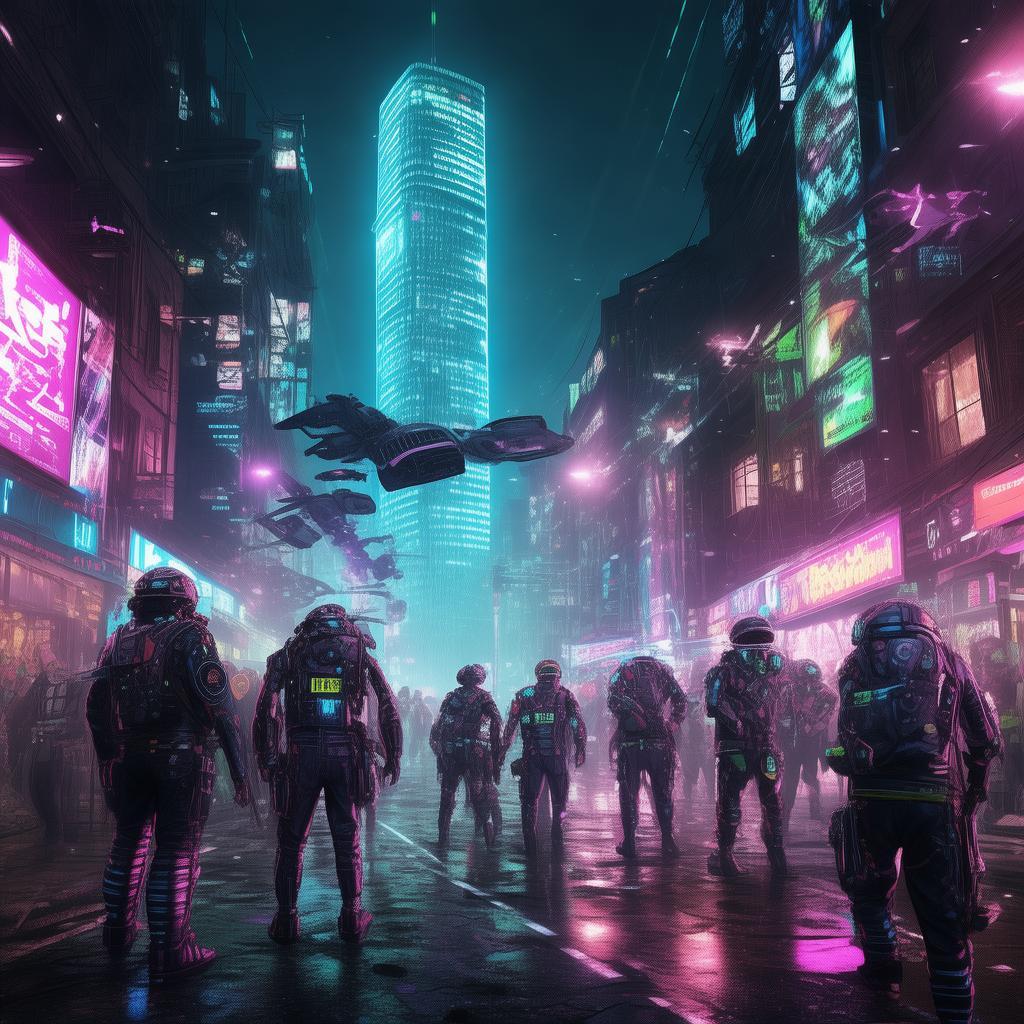 Chaos of the Neon Web