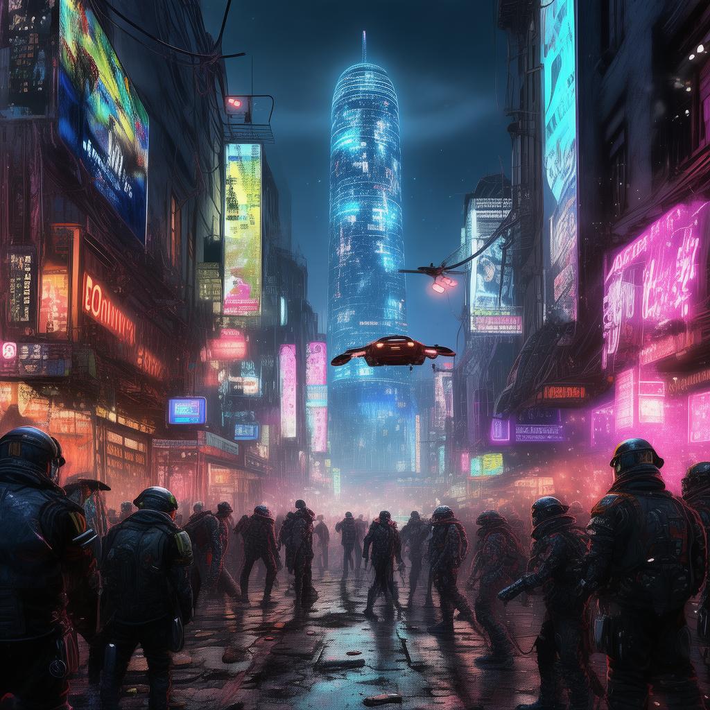 The Last Byte: A Cyberpunk Romance with a Twist
